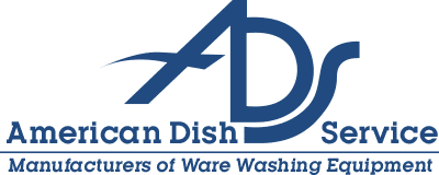 American Dish Service L-3DW-S Dishmachine Door Type Low Temp Chemical  Sanitizing