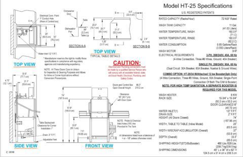 Ht25 High-Temperature Sanitizer | American Dish Service